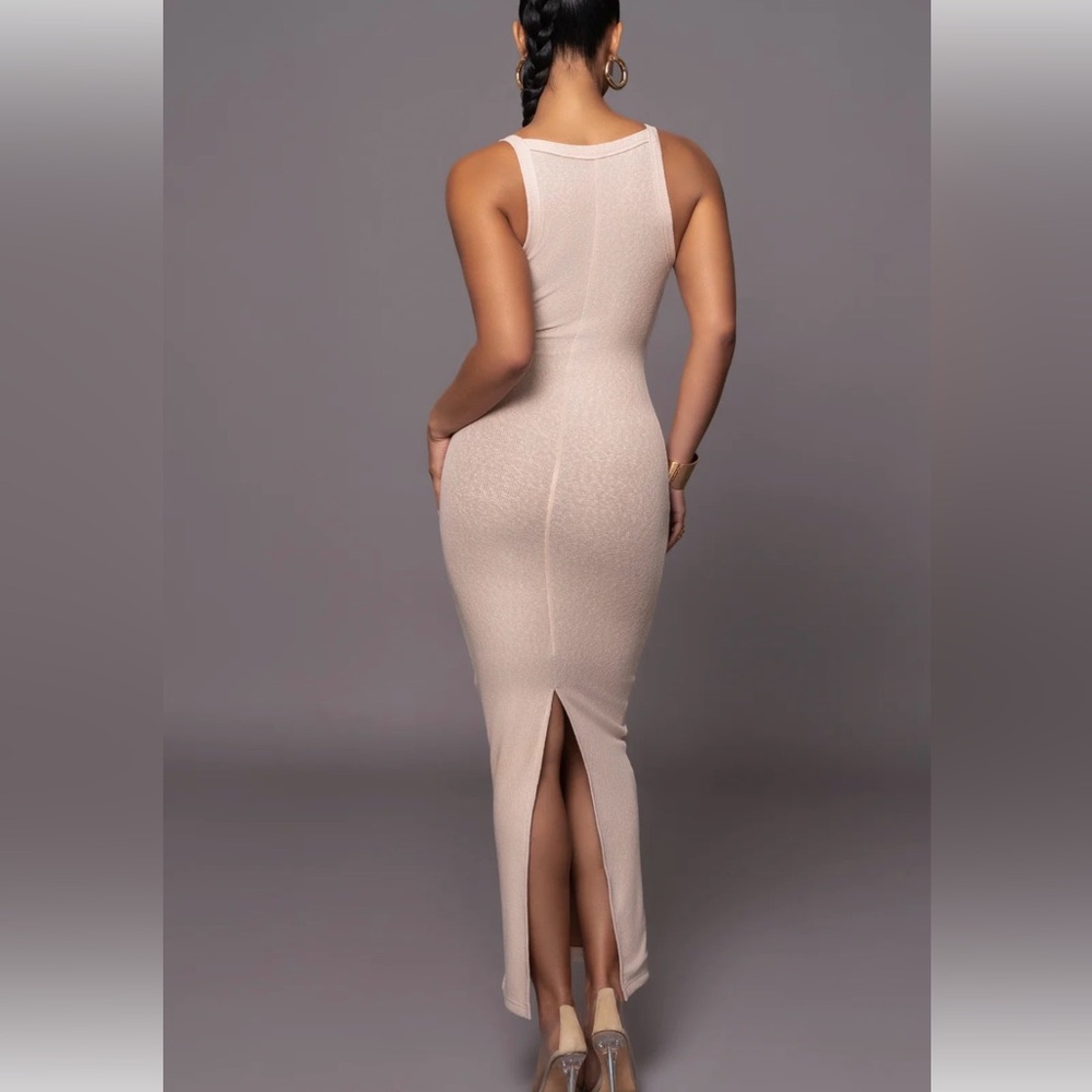 JLUXLABEL Beige Midi Dress - Picture 8 of 8